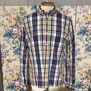 LOT of 5 Brooks Brothers Red Fleece dress shirts Large